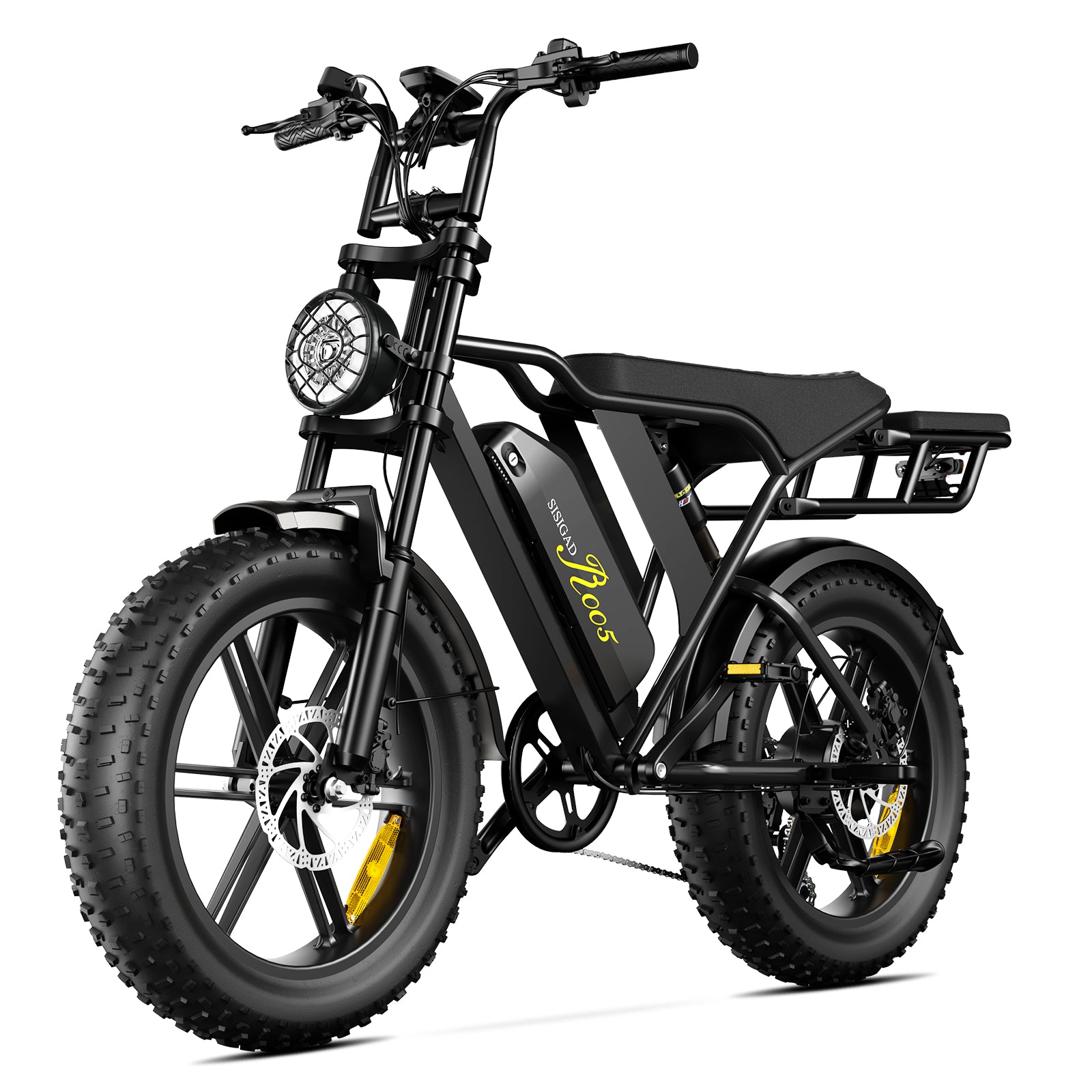 Fettes Fahrrad SISIGAD V8 20" Vollgefederter Fat Tire E-Bike