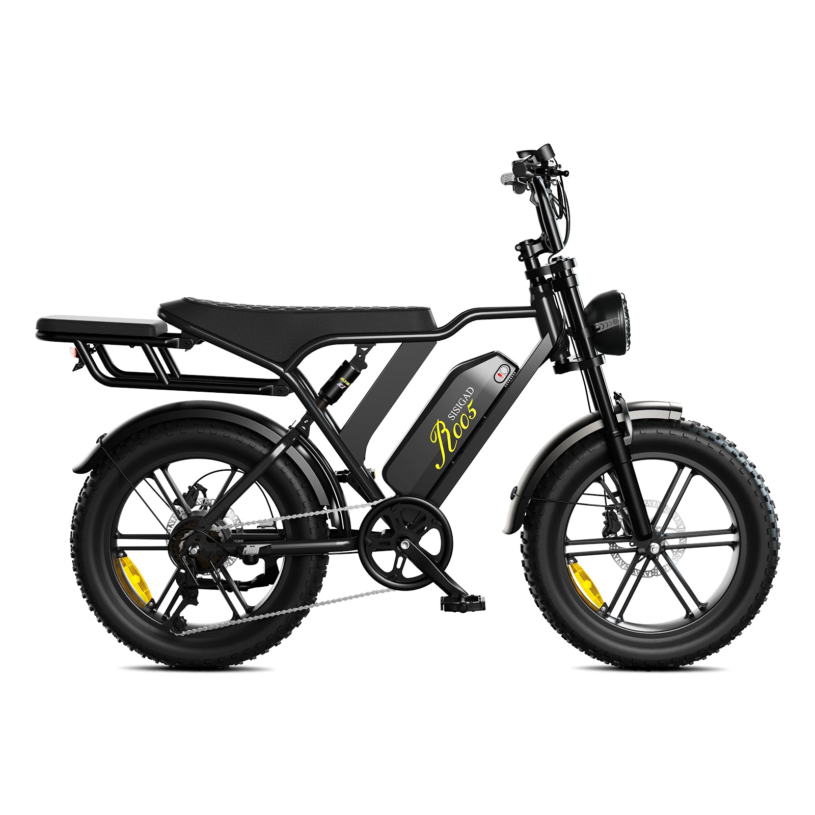 Fettes Fahrrad SISIGAD V8 20" Vollgefederter Fat Tire E-Bike